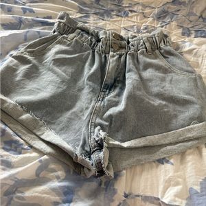 Day + Moon High Waisted Jean Shorts